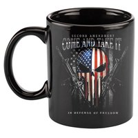 Second Amendment Come And Take It In Defense Of Freedom 11oz C Handle Ceramic Mug