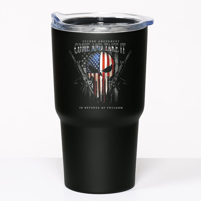 Second Amendment Come And Take It In Defense Of Freedom Tumbler
