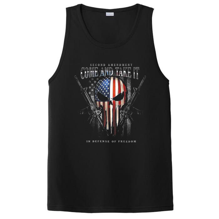 Second Amendment Come And Take It In Defense Of Freedom PosiCharge Competitor Tank