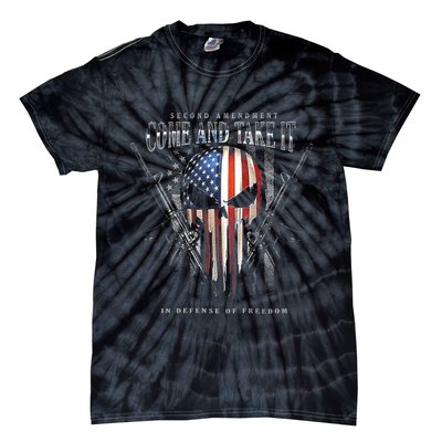 Second Amendment Come And Take It In Defense Of Freedom Tie-Dye T-Shirt