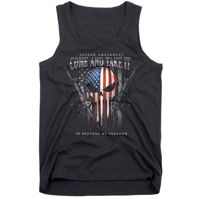 Second Amendment Come And Take It In Defense Of Freedom Tank Top