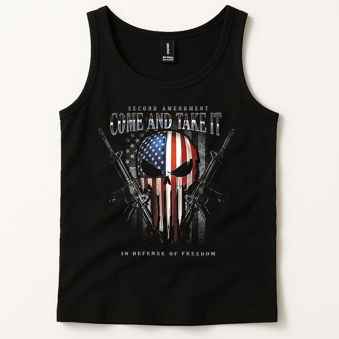 Second Amendment Come And Take It In Defense Of Freedom Tank Top