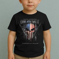 Second Amendment Come And Take It In Defense Of Freedom Toddler T-Shirt