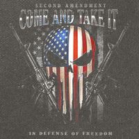 Second Amendment Come And Take It In Defense Of Freedom Cotton Canvas Backpack