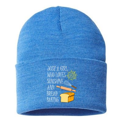 Sunshine And Cooking Funny Baking Chef Gift Sustainable Knit Beanie