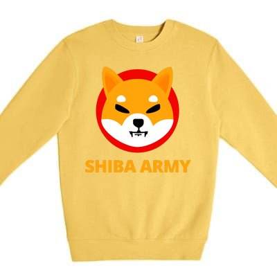 Shiba Army Crypto Currency Premium Crewneck Sweatshirt