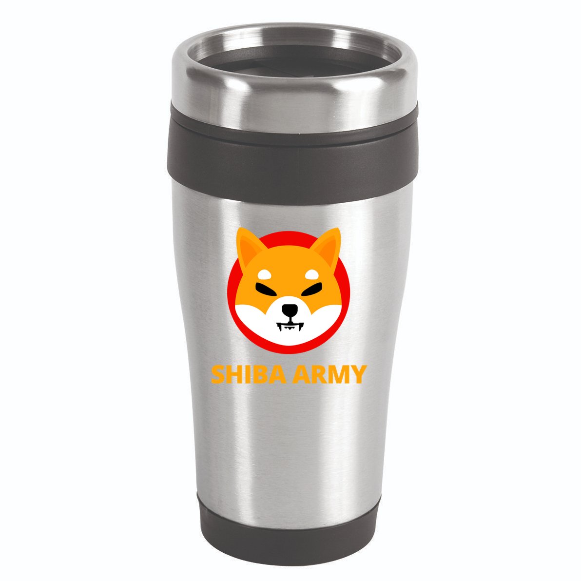 Shiba Army Crypto Currency 16oz Travel Tumbler