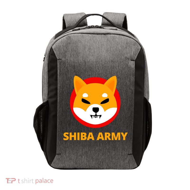 Shiba Army Crypto Currency Vector Backpack