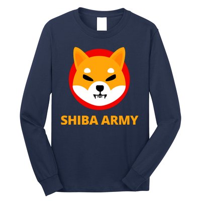 Shiba Army Crypto Currency Long Sleeve Shirt