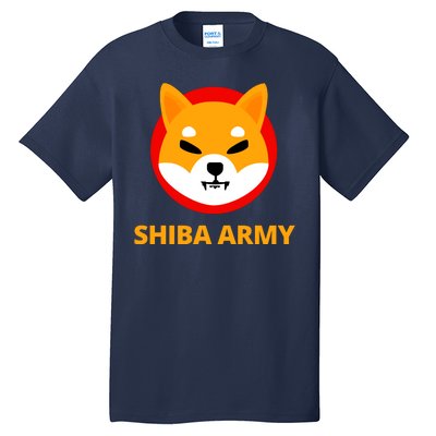 Shiba Army Crypto Currency Tall T-Shirt