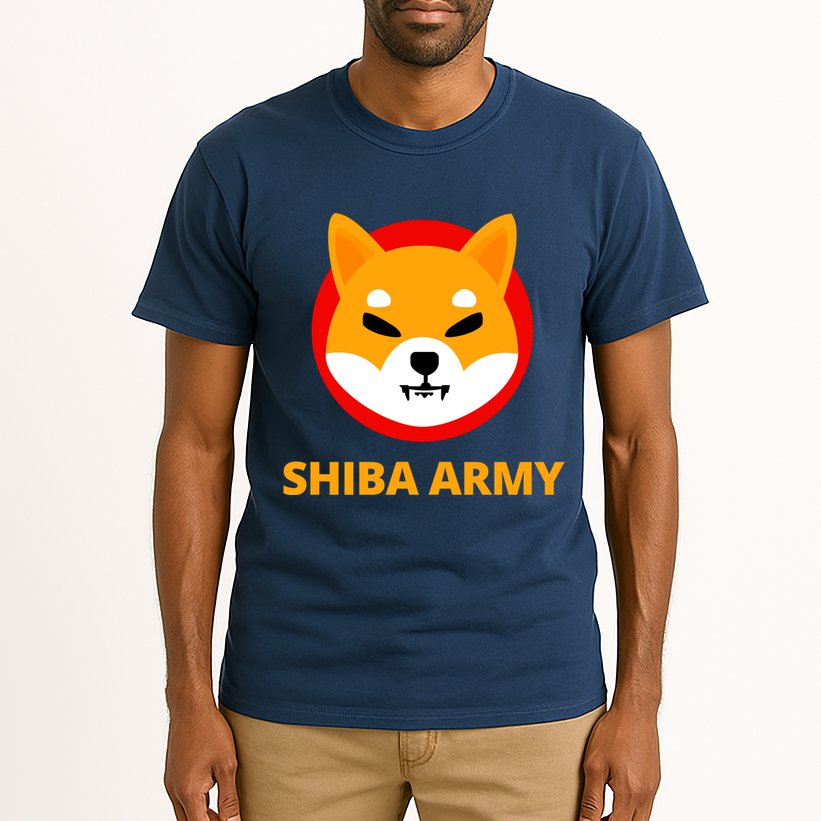 Shiba Army Crypto Currency Tall T-Shirt