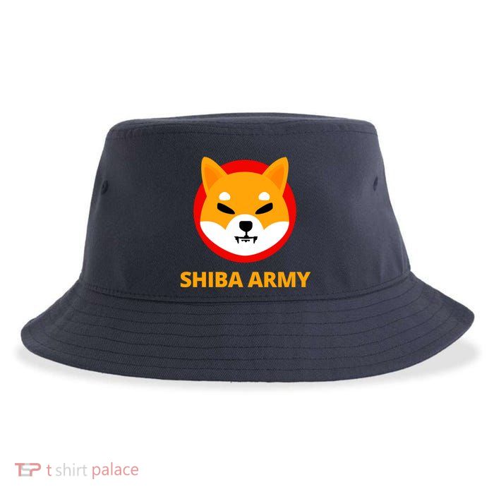 Shiba Army Crypto Currency Sustainable Bucket Hat