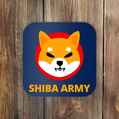 Shiba Army Crypto Currency Coaster