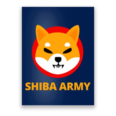 Shiba Army Crypto Currency Poster