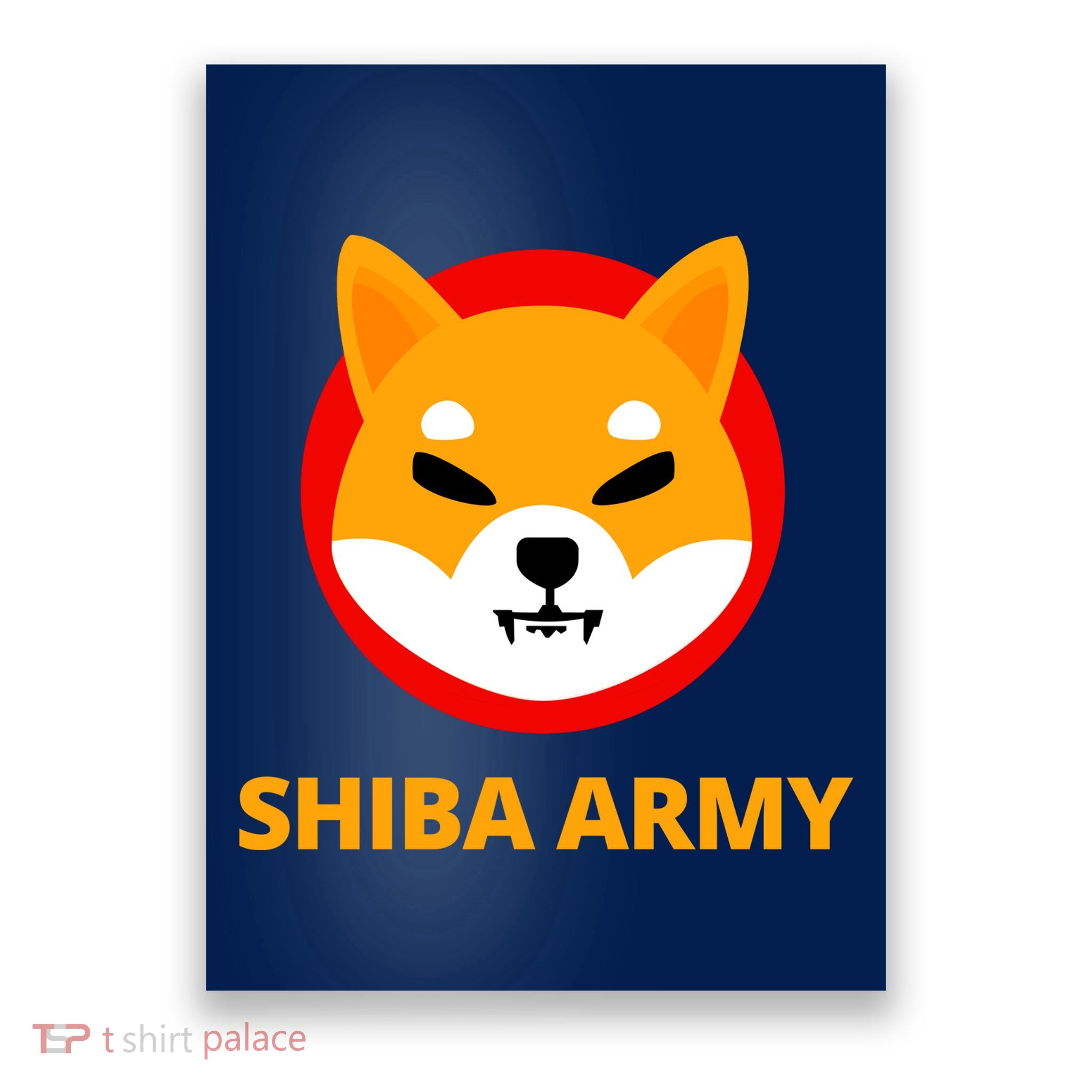 Shiba Army Crypto Currency Poster