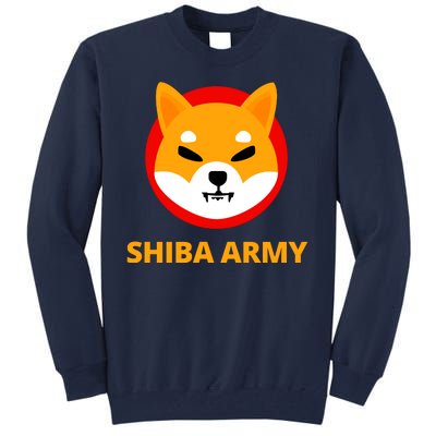 Shiba Army Crypto Currency Tall Sweatshirt