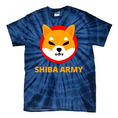 Shiba Army Crypto Currency Tie-Dye T-Shirt