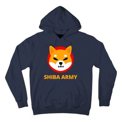 Shiba Army Crypto Currency Tall Hoodie