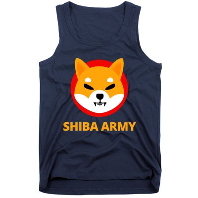 Shiba Army Crypto Currency Tank Top