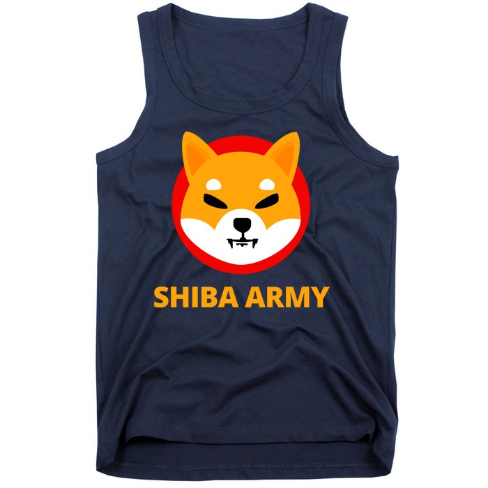 Shiba Army Crypto Currency Tank Top