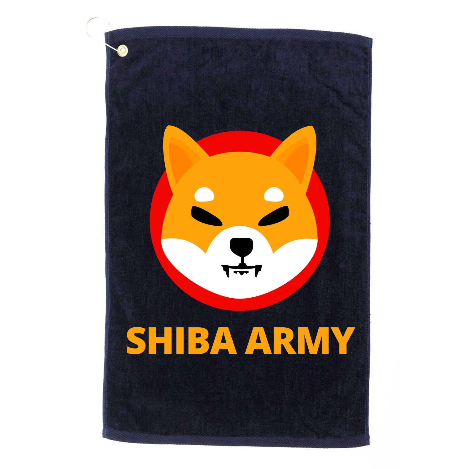 Shiba Army Crypto Currency Golf Towel