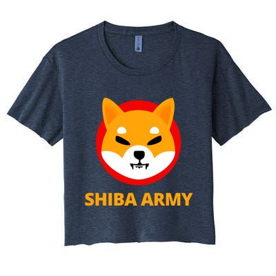 Shiba Army Crypto Currency Crop Top
