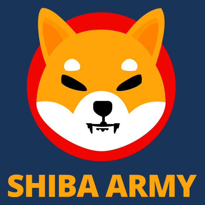 Shiba Army Crypto Currency Womens T-Shirt
