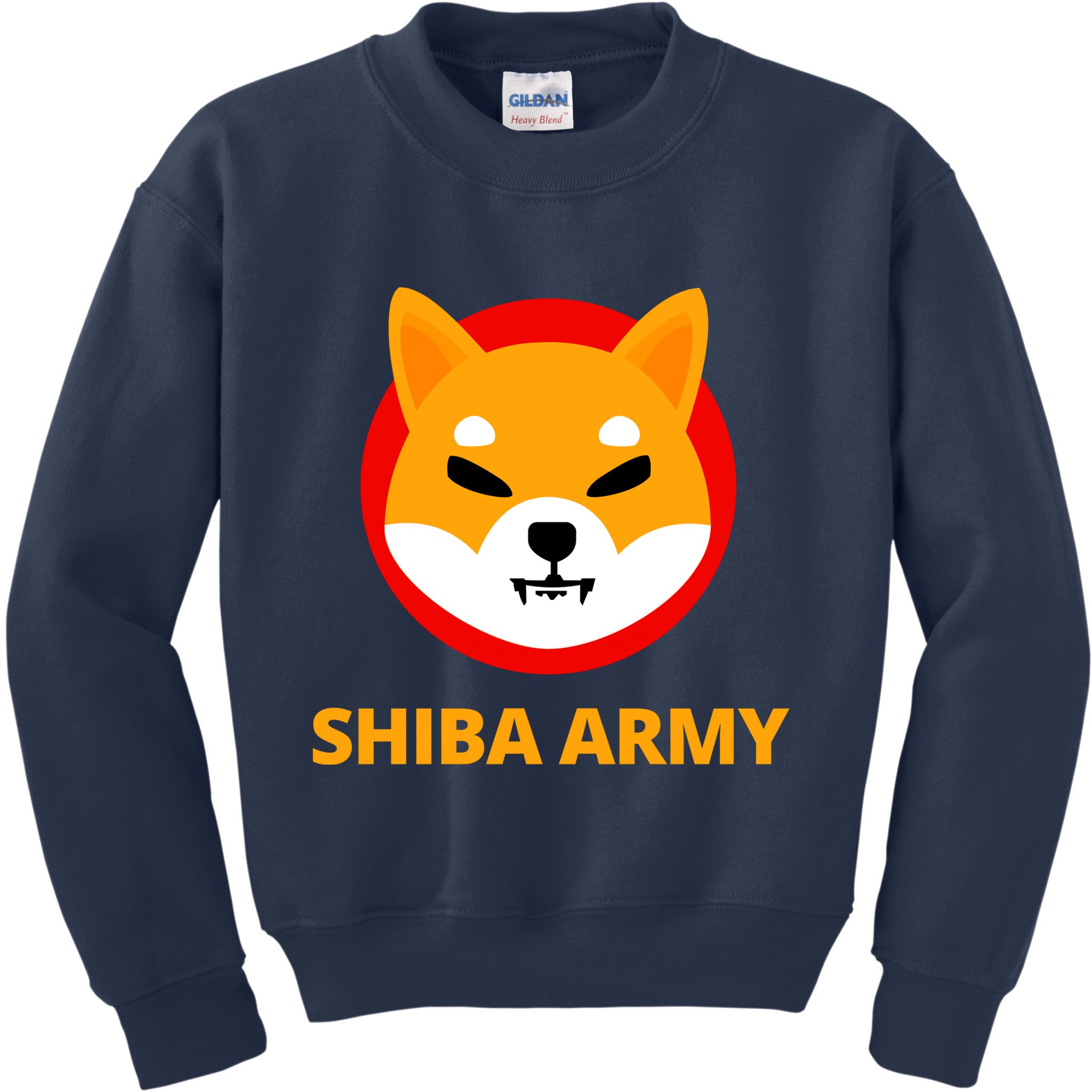 Shiba Army Crypto Currency Kids Sweatshirt