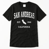 San Andreas California Ca Vintage Athletic Tall T-Shirt