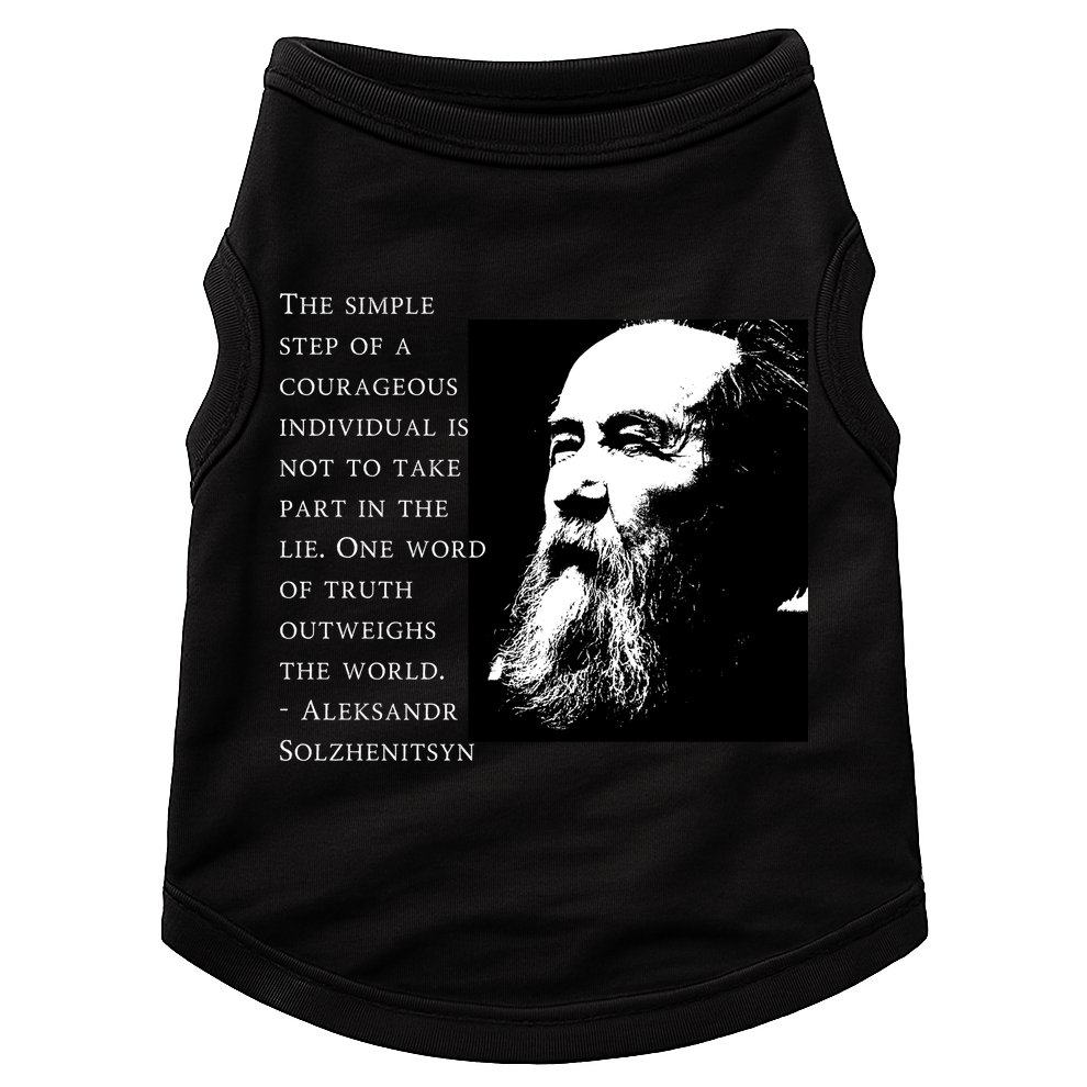 Solzhenitsyn Anti Communist Conservative Doggie Tank