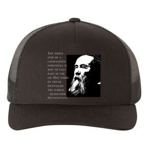 Solzhenitsyn Anti Communist Conservative Yupoong Adult 5-Panel Trucker Hat