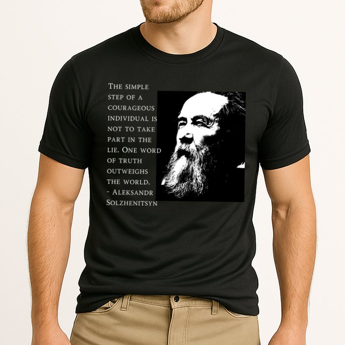 Solzhenitsyn Anti Communist Conservative Cooling Performance Crew T-Shirt
