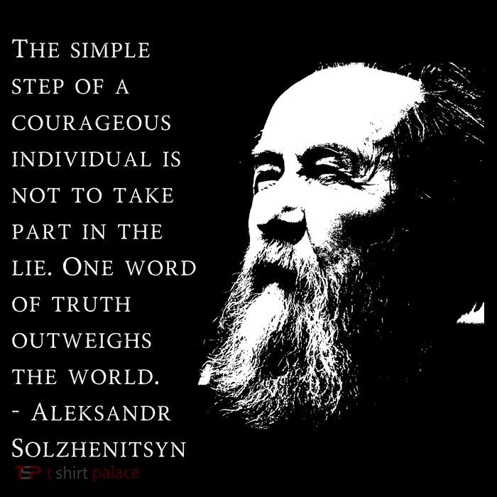 Solzhenitsyn Anti Communist Conservative T-Shirt