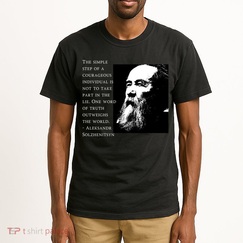 Solzhenitsyn Anti Communist Conservative Tall T-Shirt