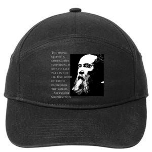 Solzhenitsyn Anti Communist Conservative 7-Panel Snapback Hat