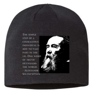 Solzhenitsyn Anti Communist Conservative Sustainable Beanie