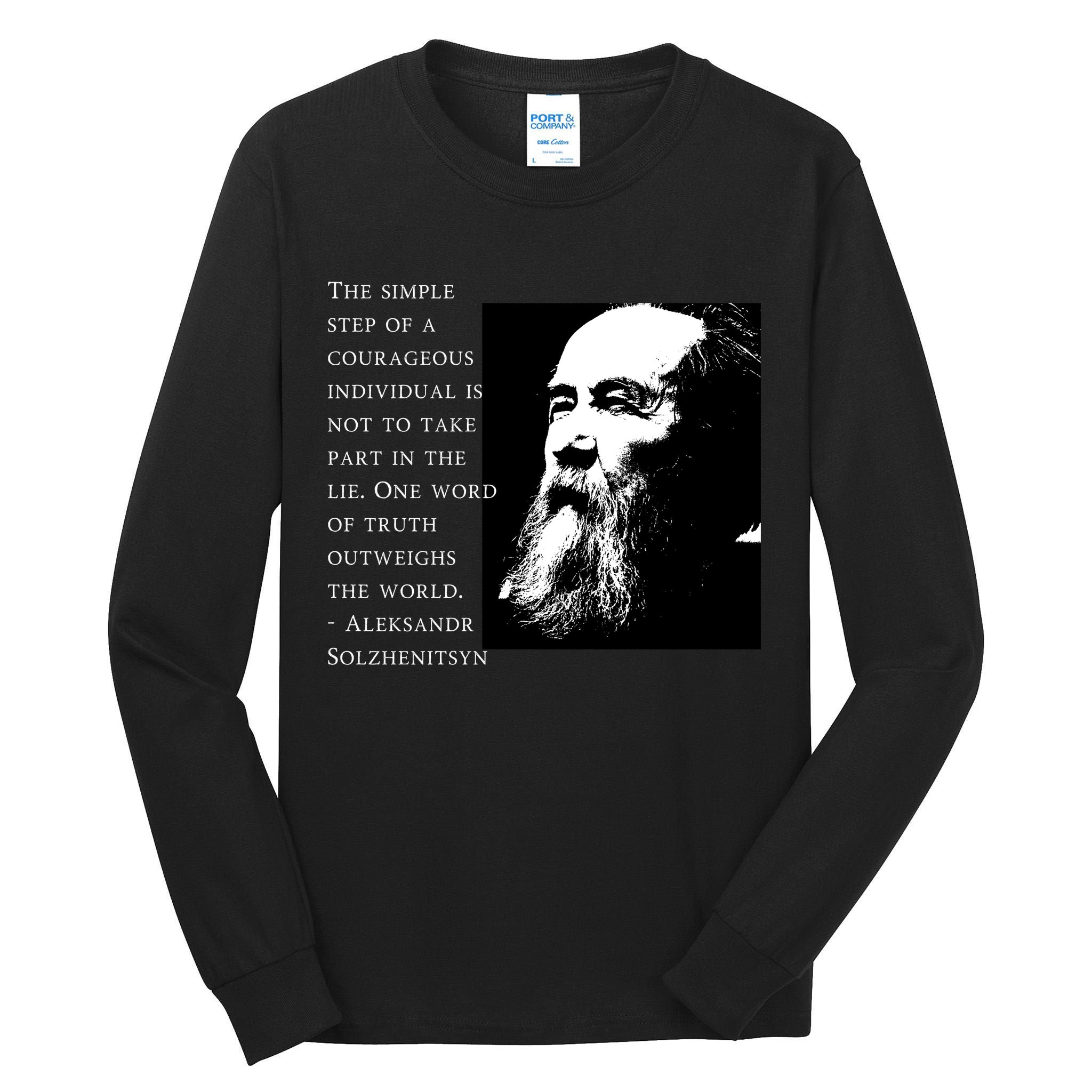 Solzhenitsyn Anti Communist Conservative Tall Long Sleeve T-Shirt