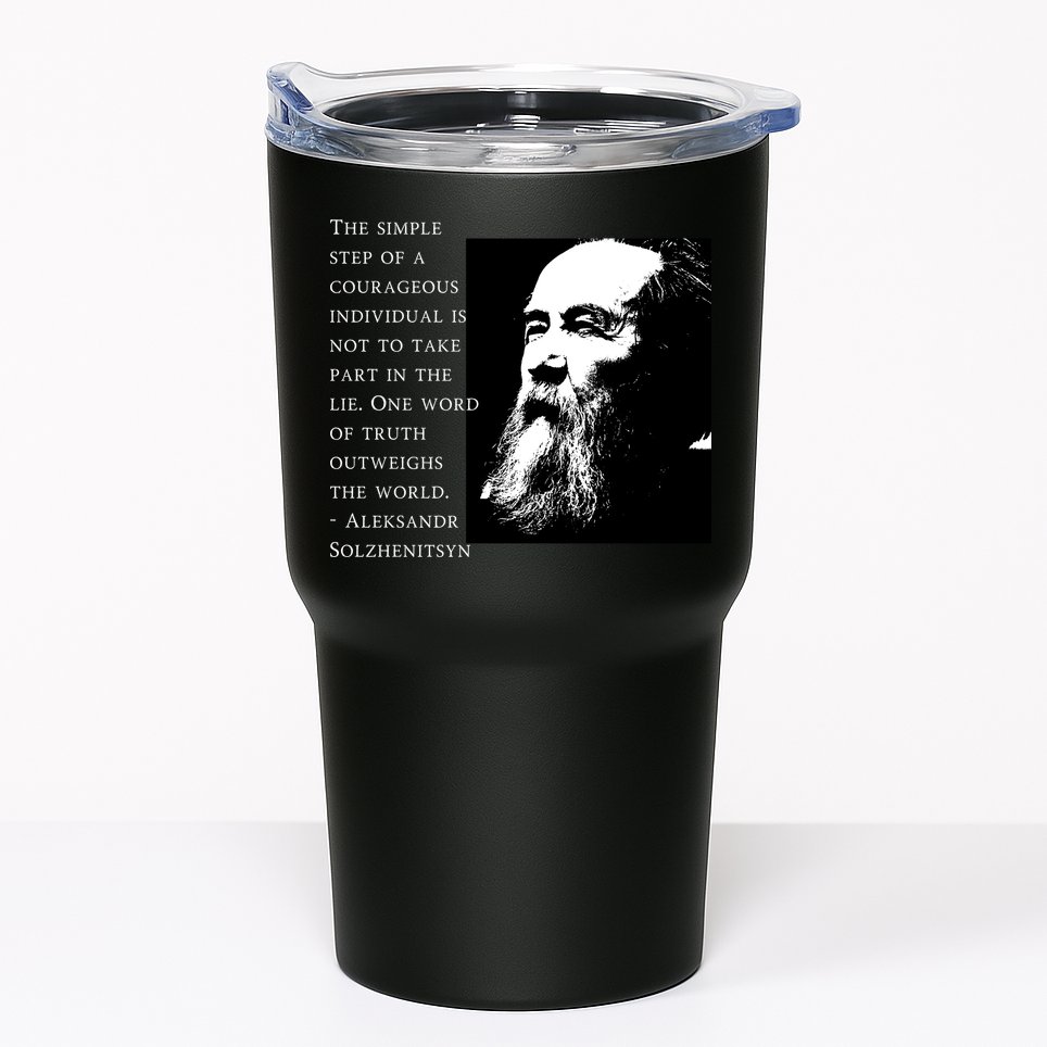 Solzhenitsyn Anti Communist Conservative Tumbler