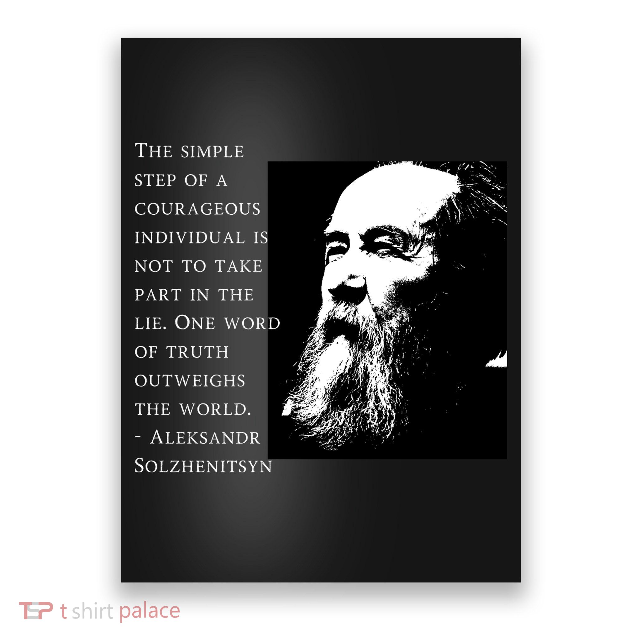Solzhenitsyn Anti Communist Conservative Poster