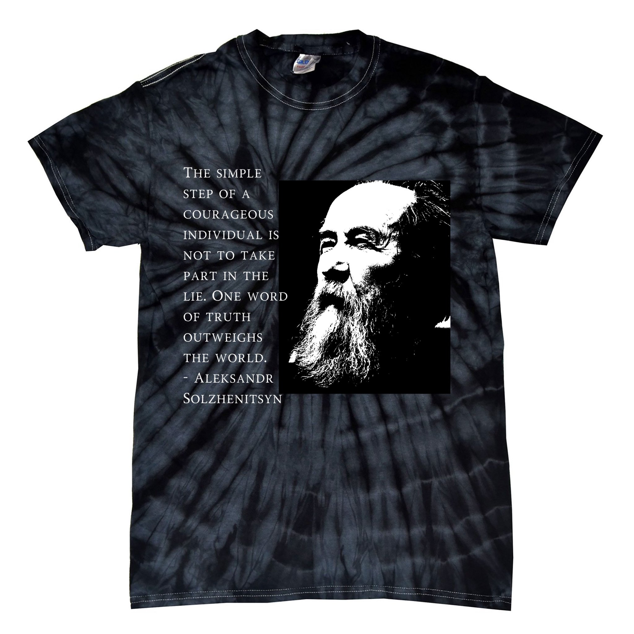 Solzhenitsyn Anti Communist Conservative Tie-Dye T-Shirt