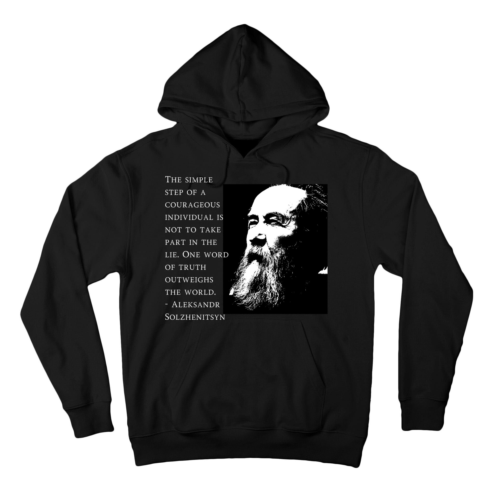 Solzhenitsyn Anti Communist Conservative Tall Hoodie