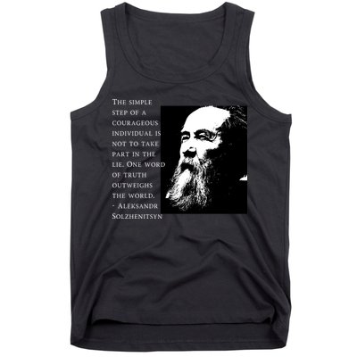 Solzhenitsyn Anti Communist Conservative Tank Top