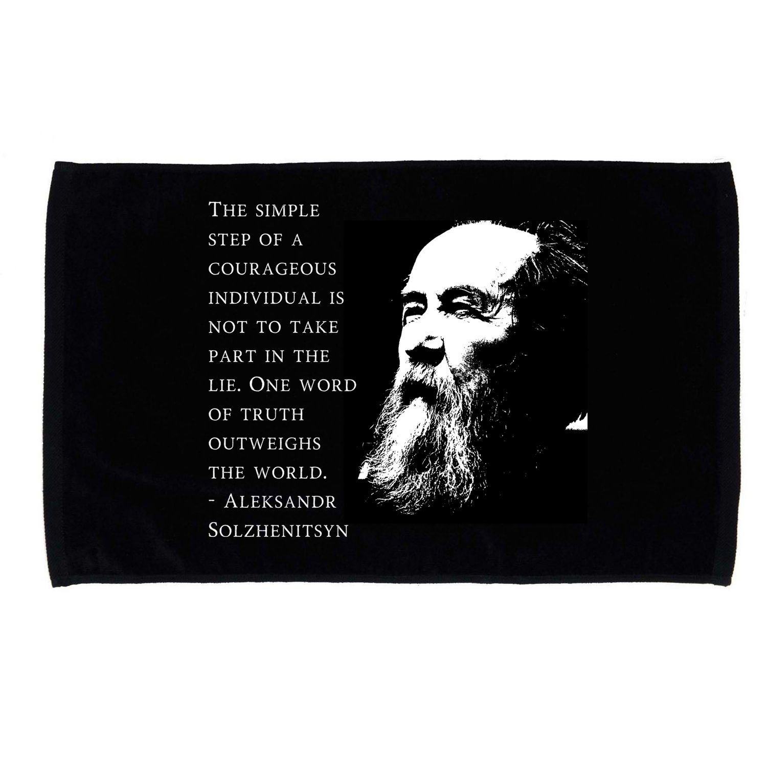 Solzhenitsyn Anti Communist Conservative Microfiber Hand Towel