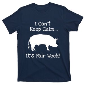 State And County Fair Show Pig Livestock Showing T-Shirt