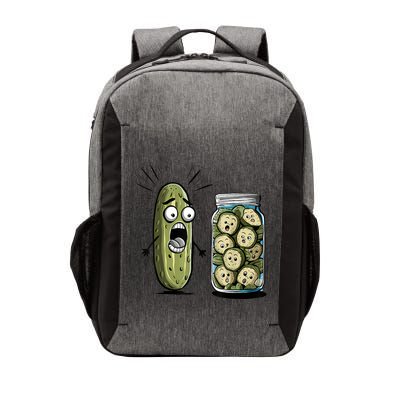 Surprise A Cucumber And A Jar Of Sliced Pickles Funny Pickle Gift Vector Backpack