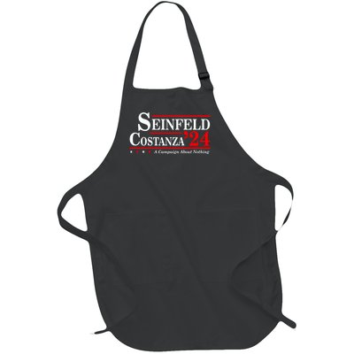 S.E.I.N.F.E.L.D And Costanza For President Election 2024 Full-Length Apron With Pockets