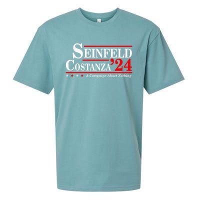 S.E.I.N.F.E.L.D And Costanza For President Election 2024 Sueded Cloud Jersey T-Shirt