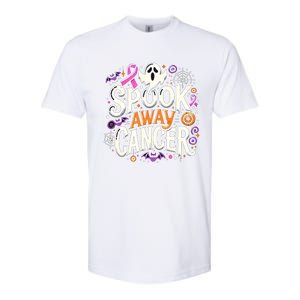 Spook Away Cancer October Halloween Breast Cancer Awareness Softstyle CVC T-Shirt