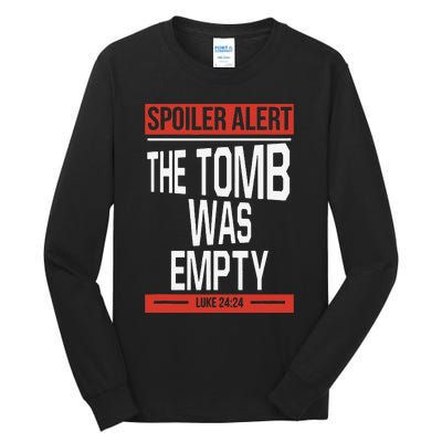 Spoiler Alert Christian Jesus Religious Tall Long Sleeve T-Shirt