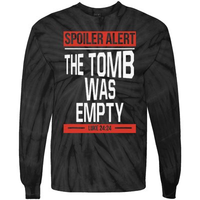 Spoiler Alert Christian Jesus Religious Tie-Dye Long Sleeve Shirt